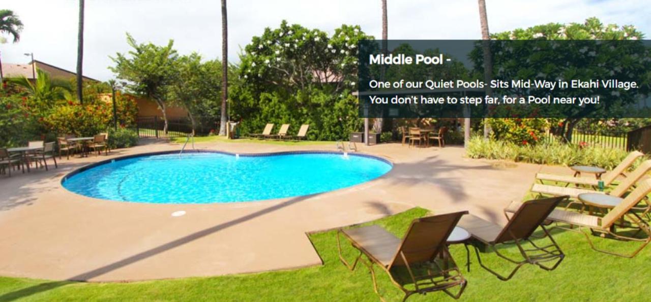 9B Ekahi Village-Studio Bath, Garden View - 1 Minute Stroll To Beach! Wailea  Exterior photo